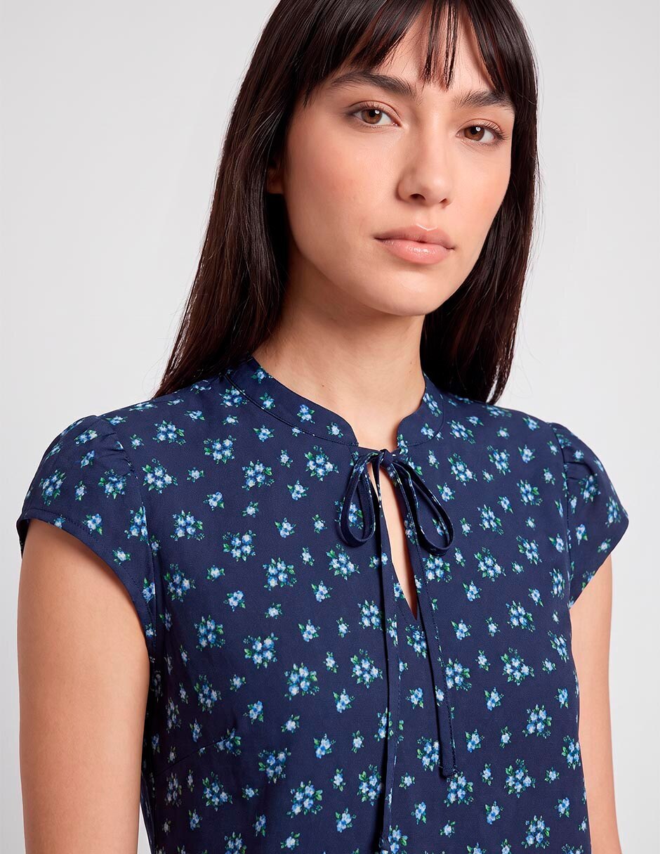 Blusa manga corta para mujer 4