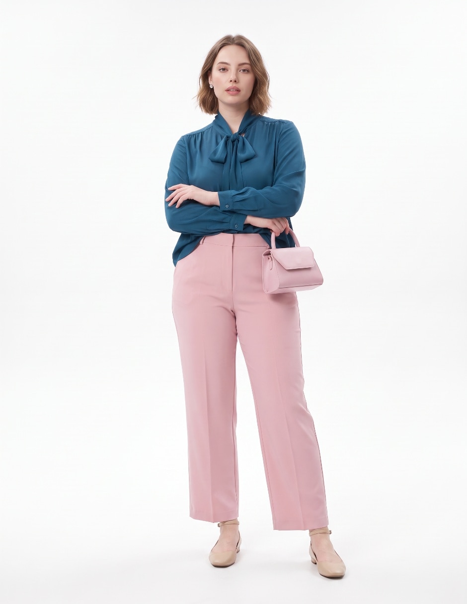 Blusa manga larga para mujer