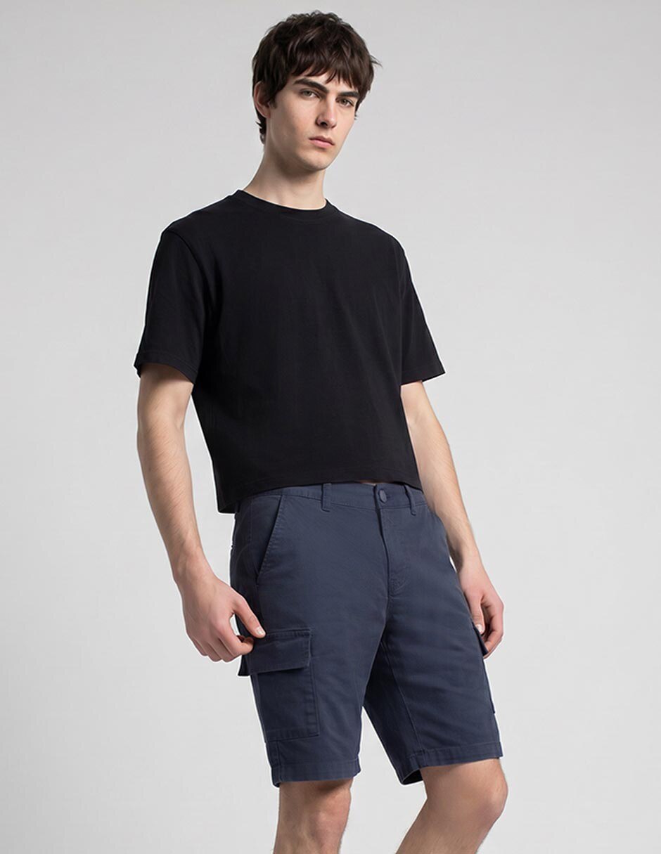 Bermuda de algodón para hombre
