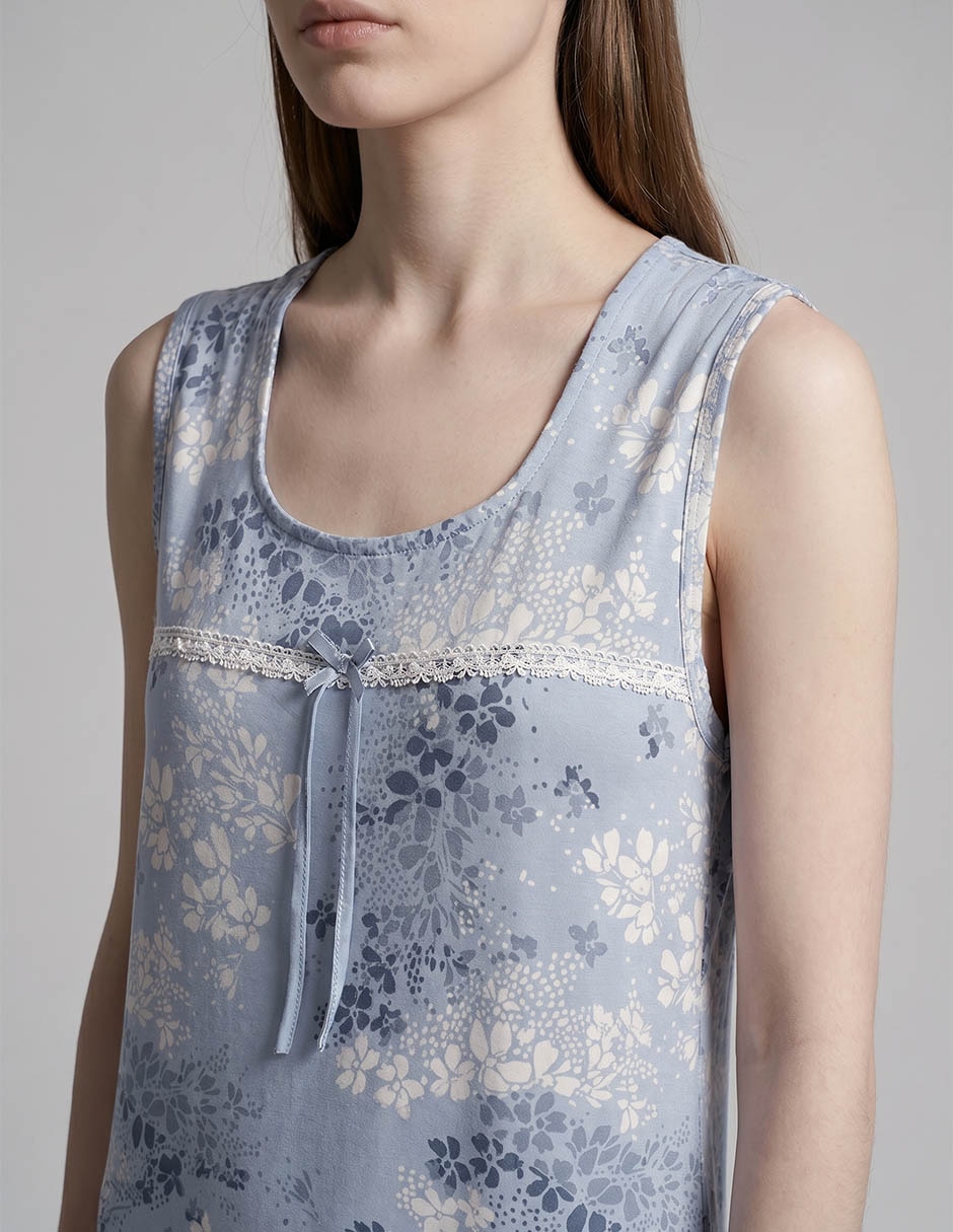 Camisón weekend sin mangas para mujer