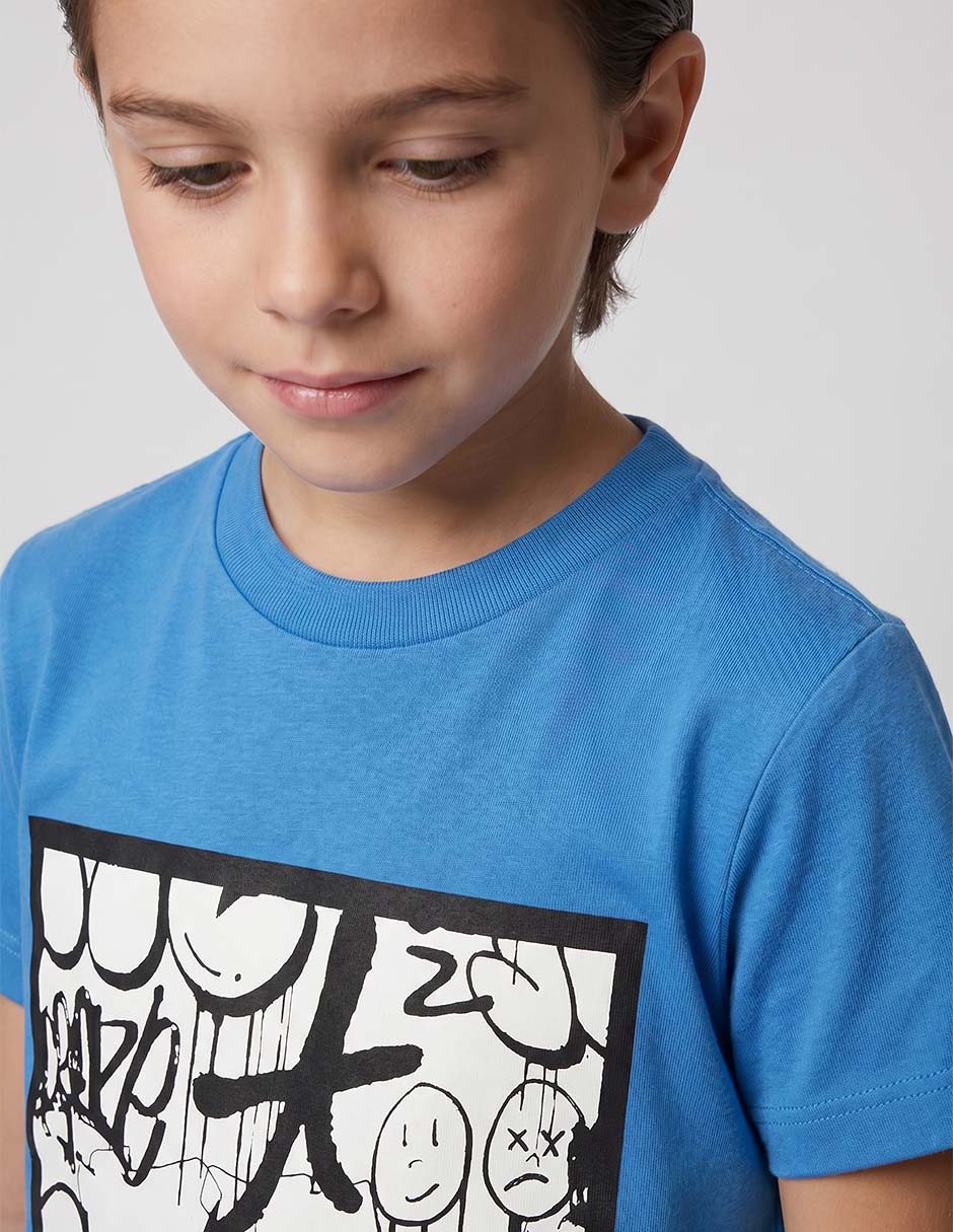 Playera manga corta para niño 3