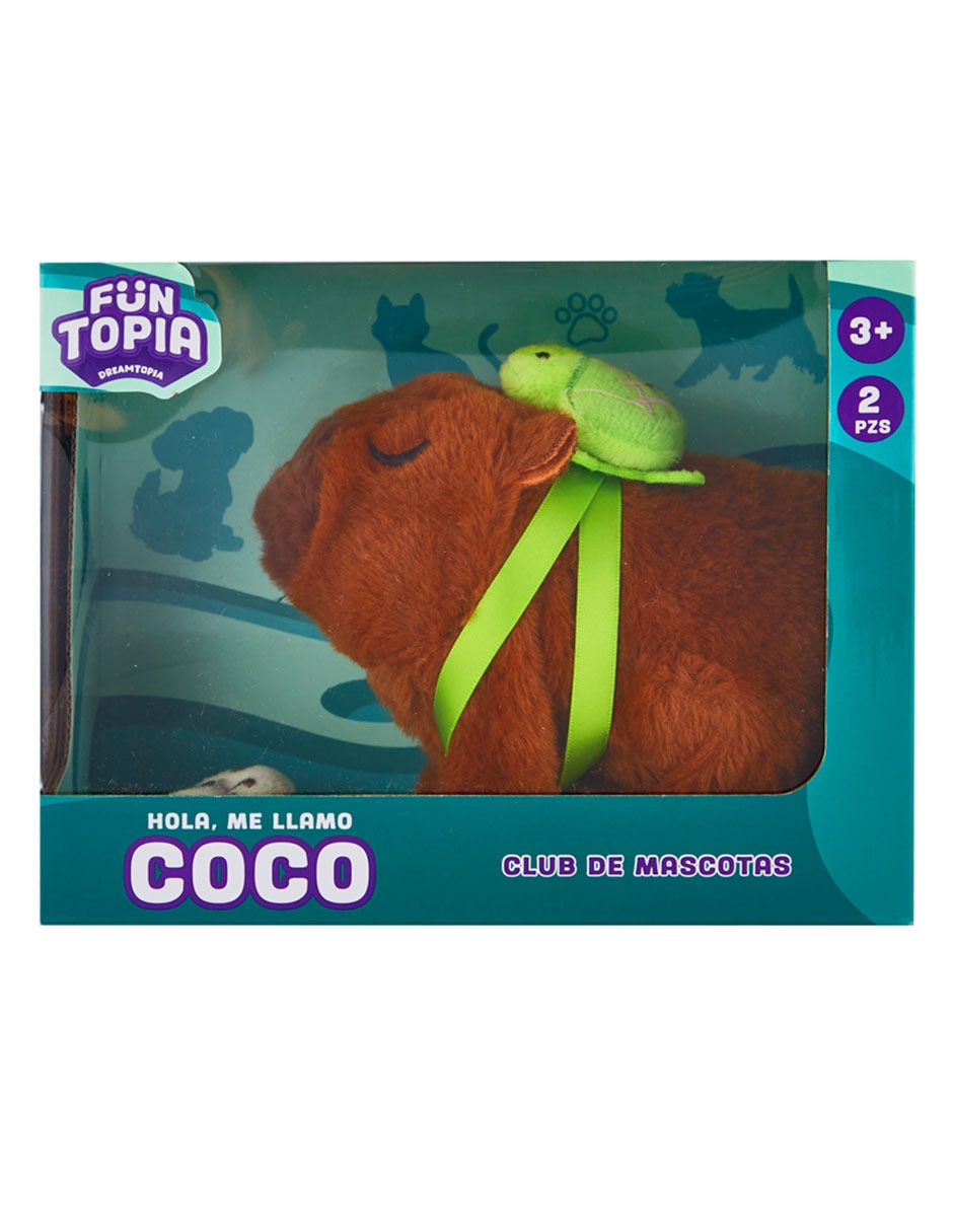 Peluche capibara funtopia de 17 cm