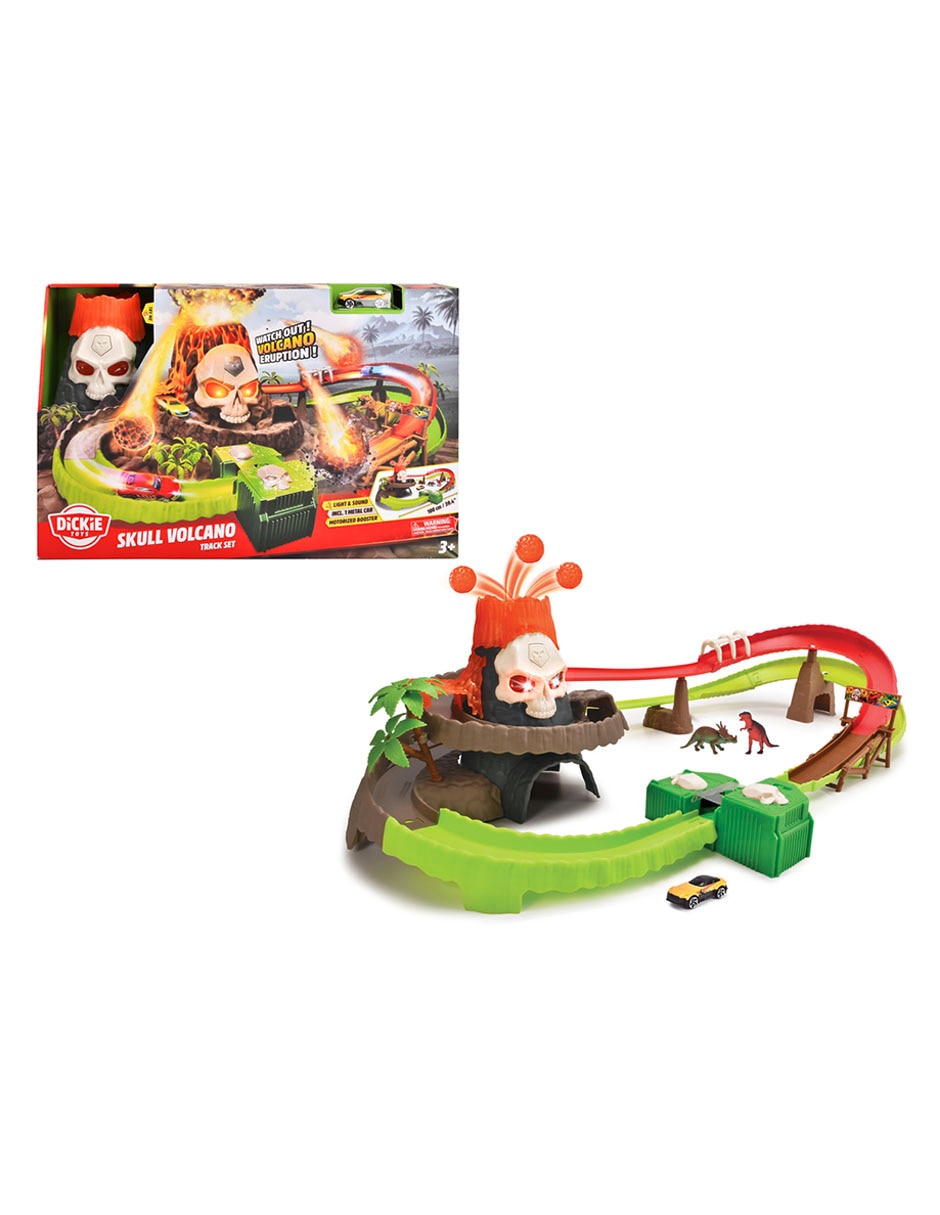 Pista set skull volcano