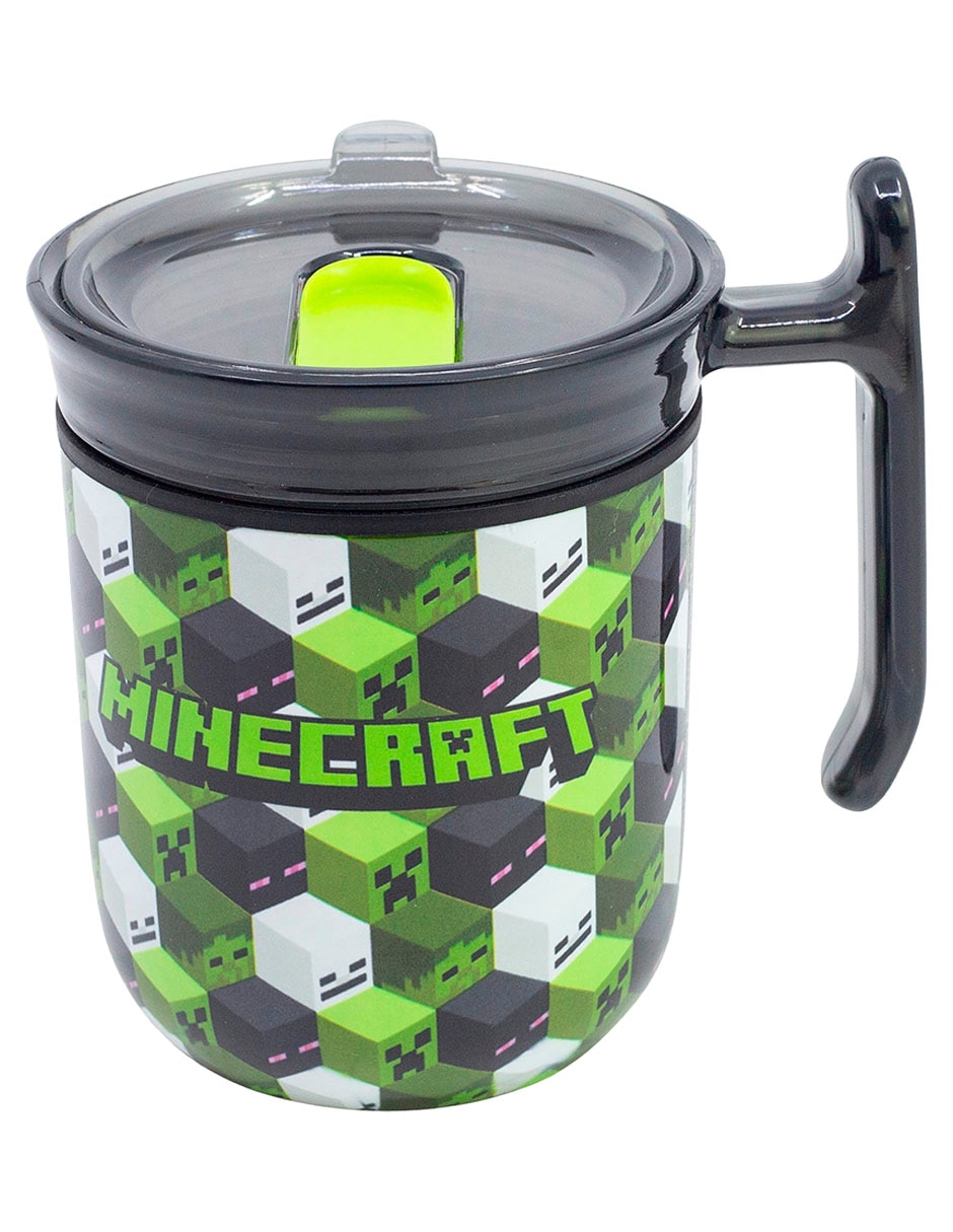 Termo de acero inoxidable Minecraft Iconicmono con tapa a prueba de derrame 470 ml Termo de acero inoxidable Minecraft Iconicmono con tapa a prueba de derrame 470 ml