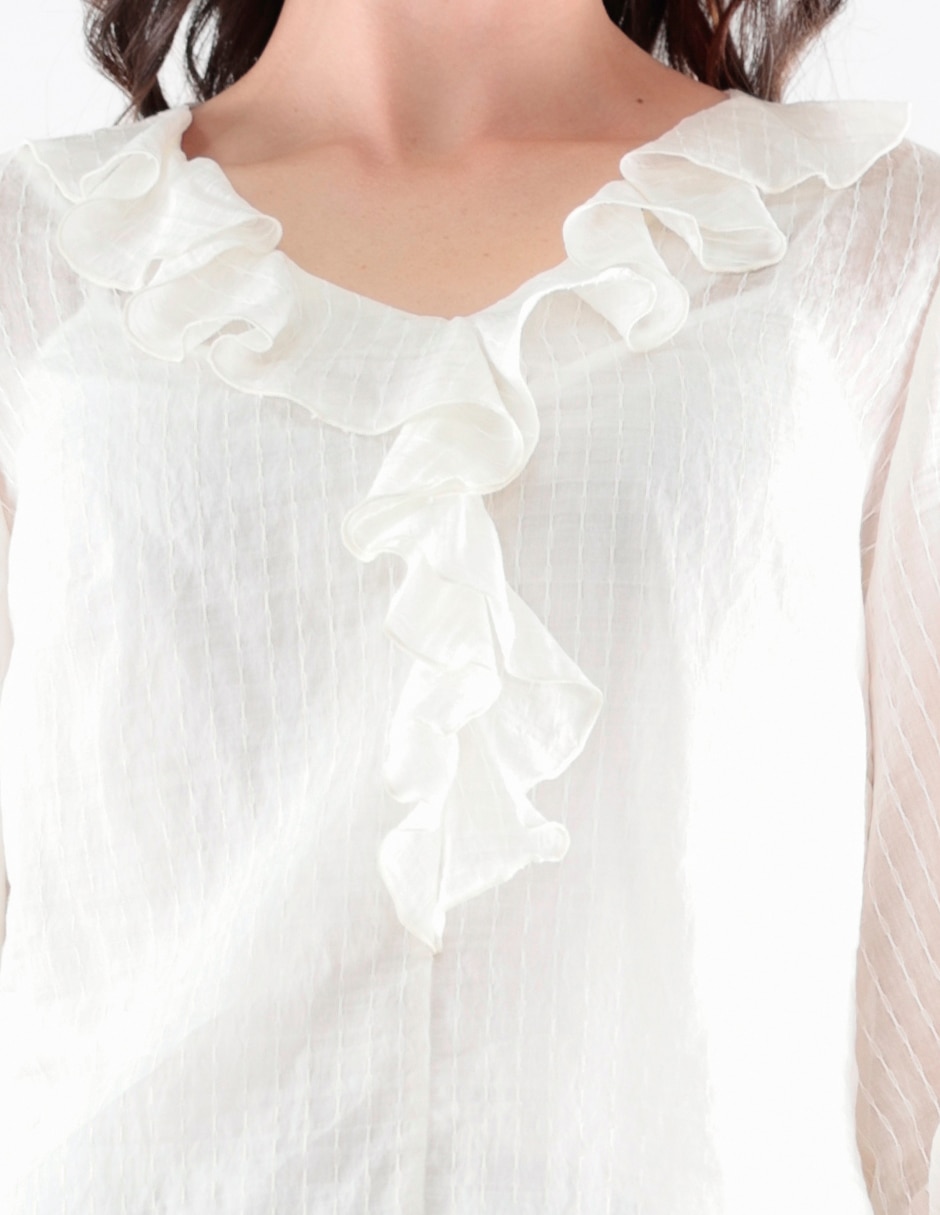 Blusa manga 3/4 para mujer 3