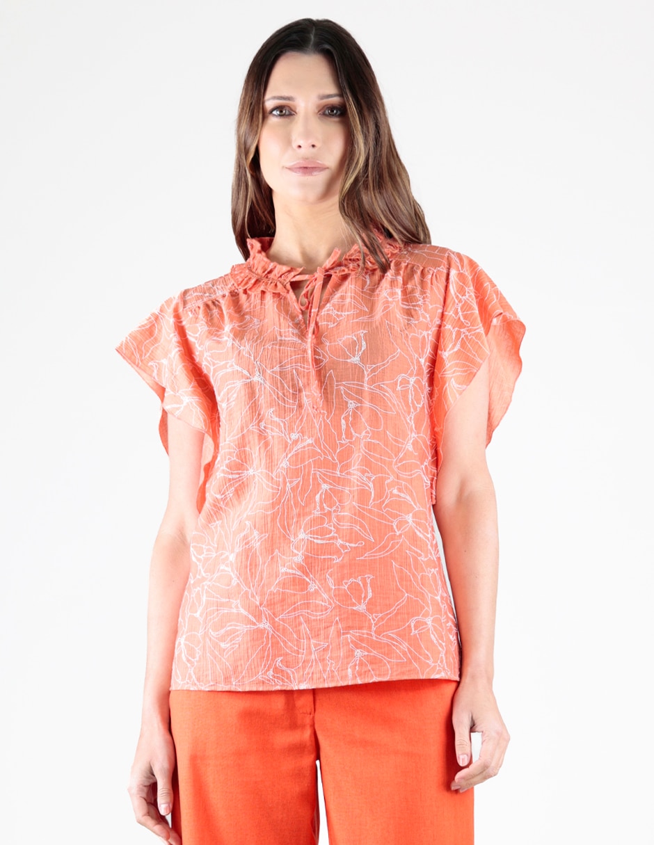 Blusa manga al codo para mujer Blusa manga al codo para mujer
