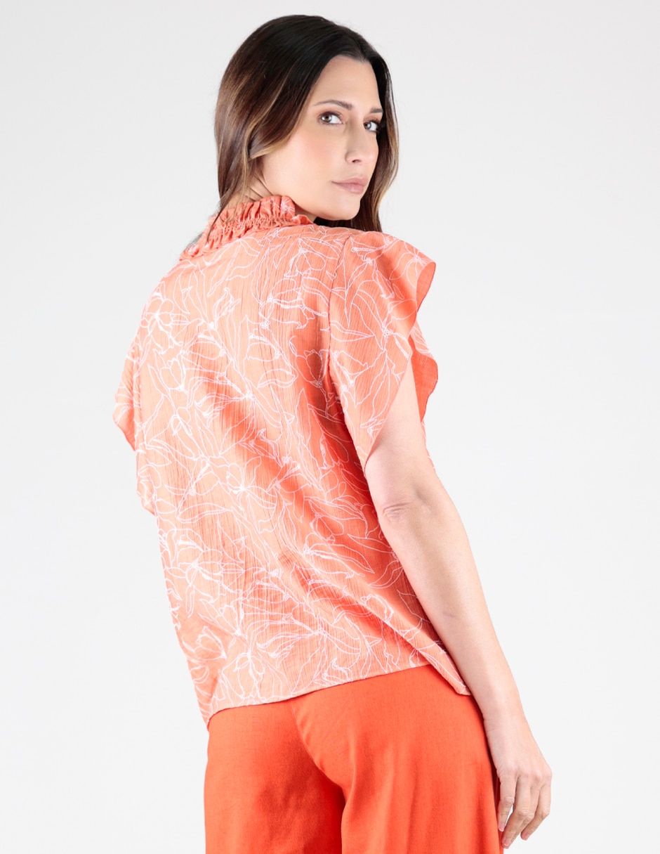 Blusa manga al codo para mujer 2