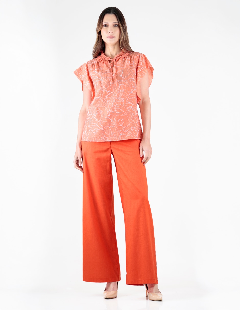 Blusa manga al codo para mujer 4
