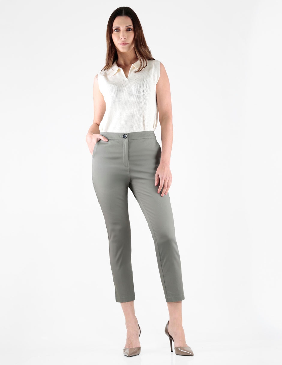 Pantalón capri skinny para mujer 3