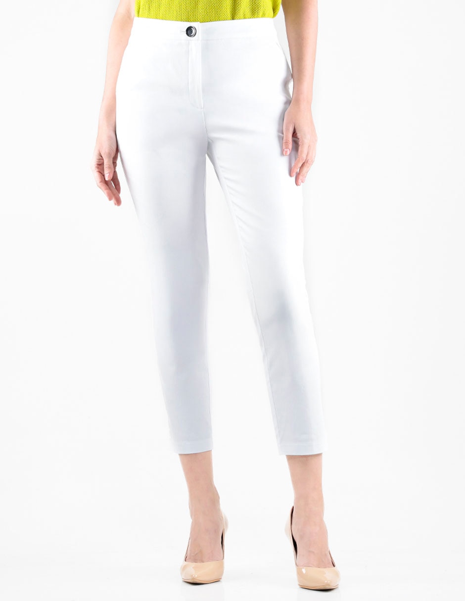 Pantalón capri skinny para mujer