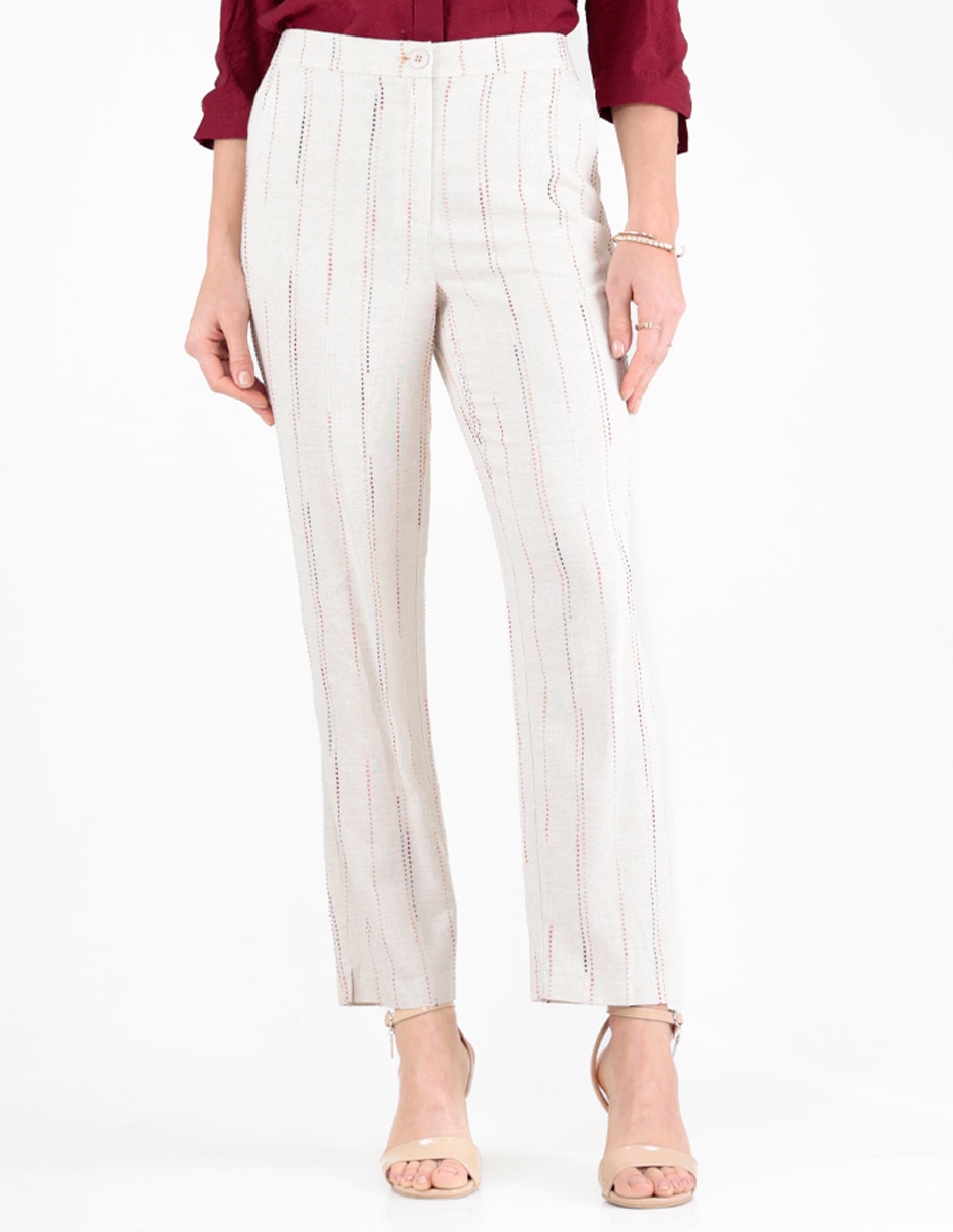 Pantalón recto para mujer