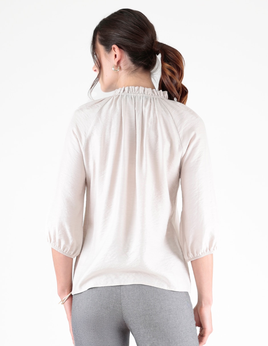 Blusa manga 3/4 para mujer 3