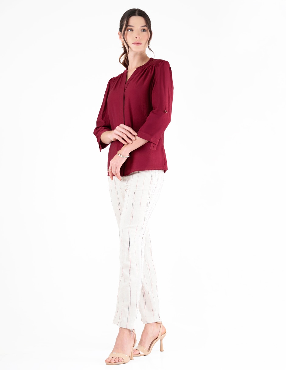 Blusa manga 3/4 para mujer 2