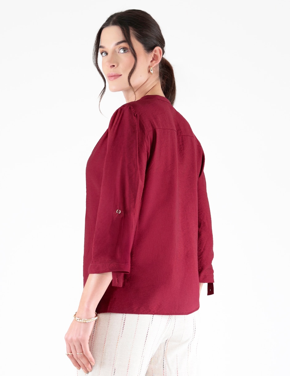 Blusa manga 3/4 para mujer 5