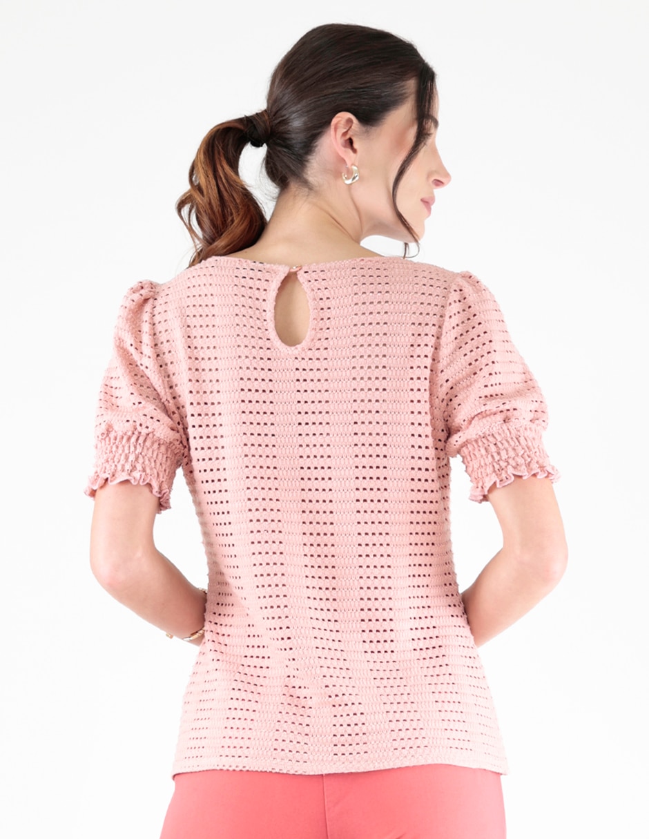 Blusa manga corta para mujer 2