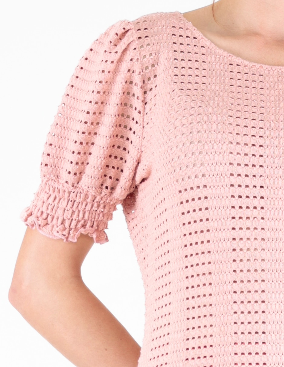 Blusa manga corta para mujer 3