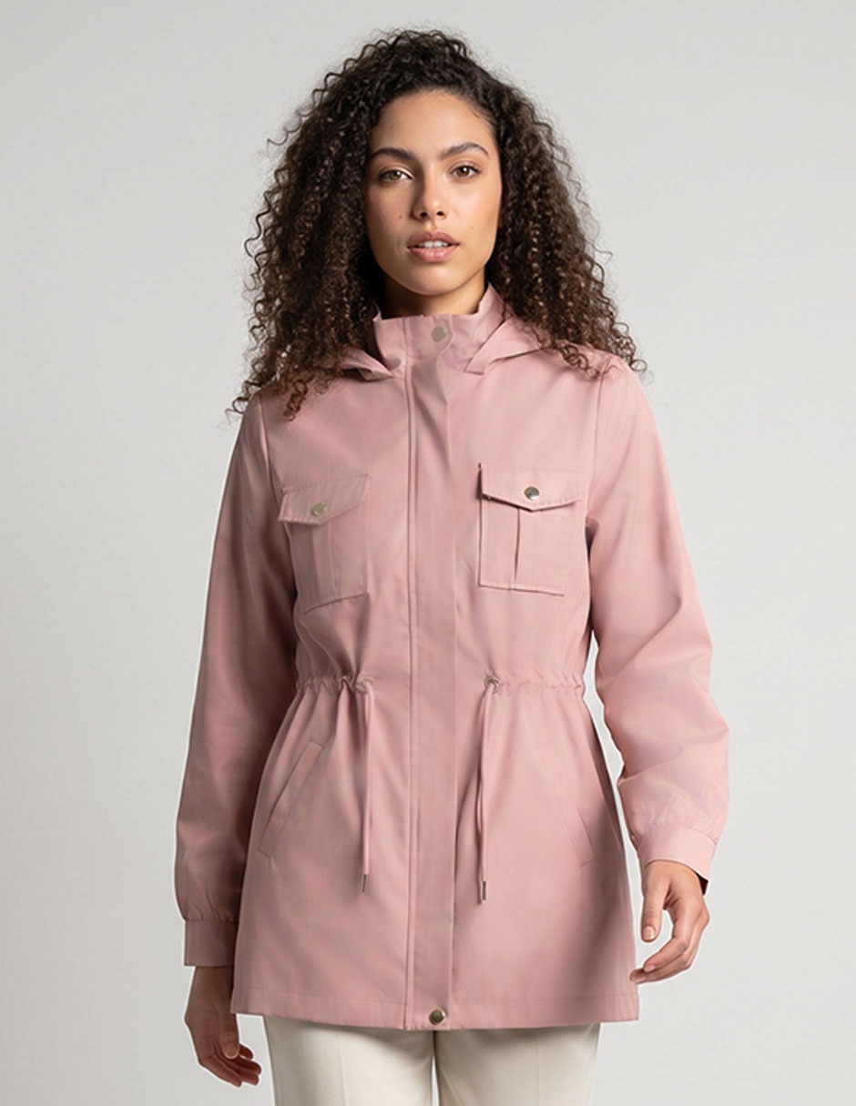 Gabardina con Capucha para mujer 1
