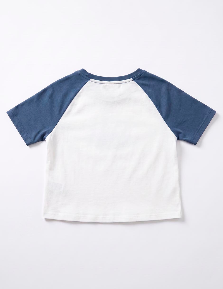 Playera stitch manga corta para niña 3