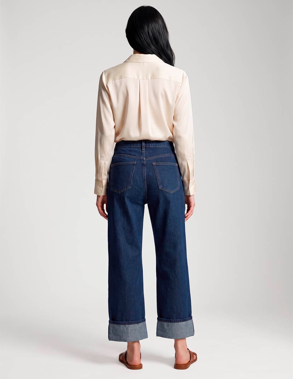 Jeans wide leg para mujer 3