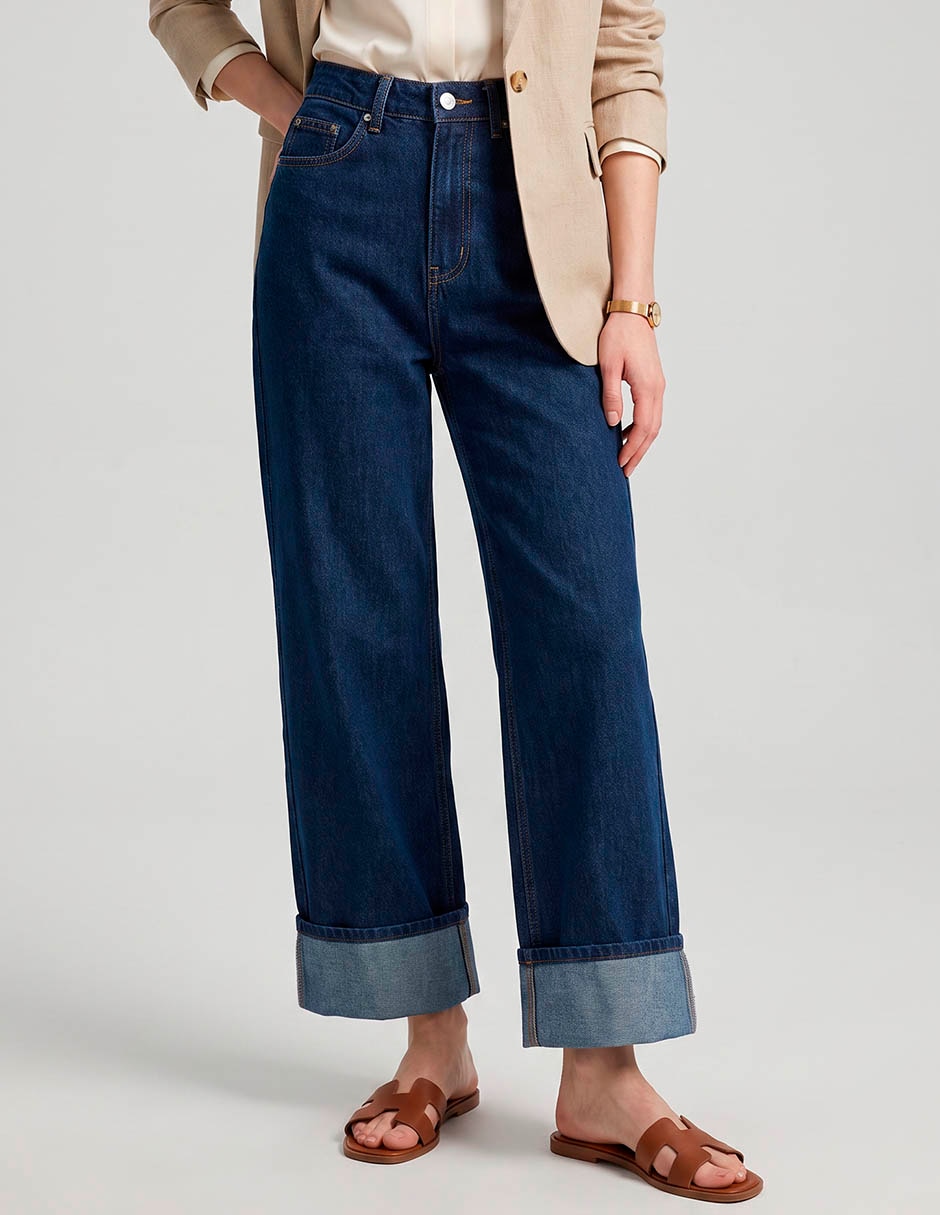 Jeans wide leg para mujer 2