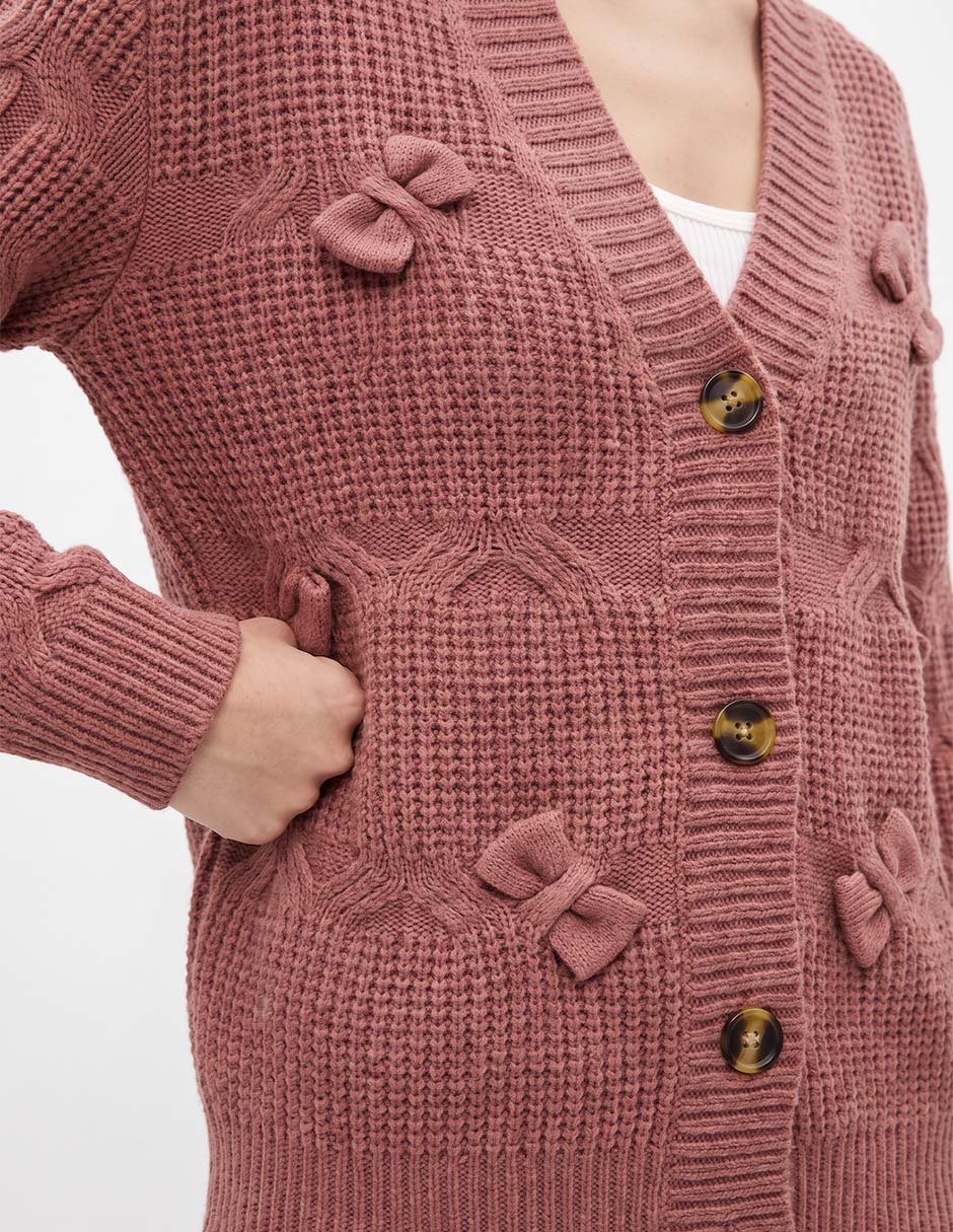Suéter cuello v para mujer 2