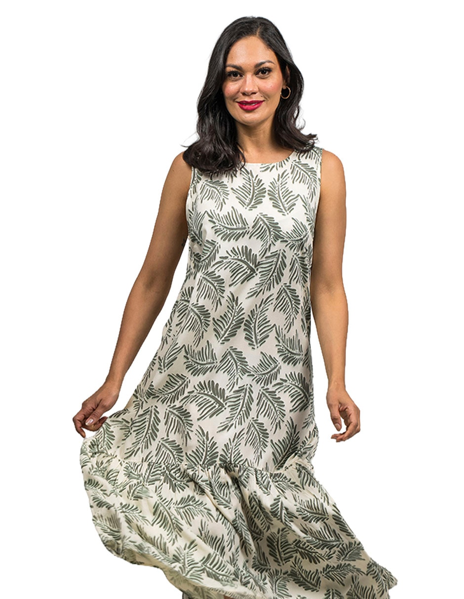 Vestido largo casual para mujer