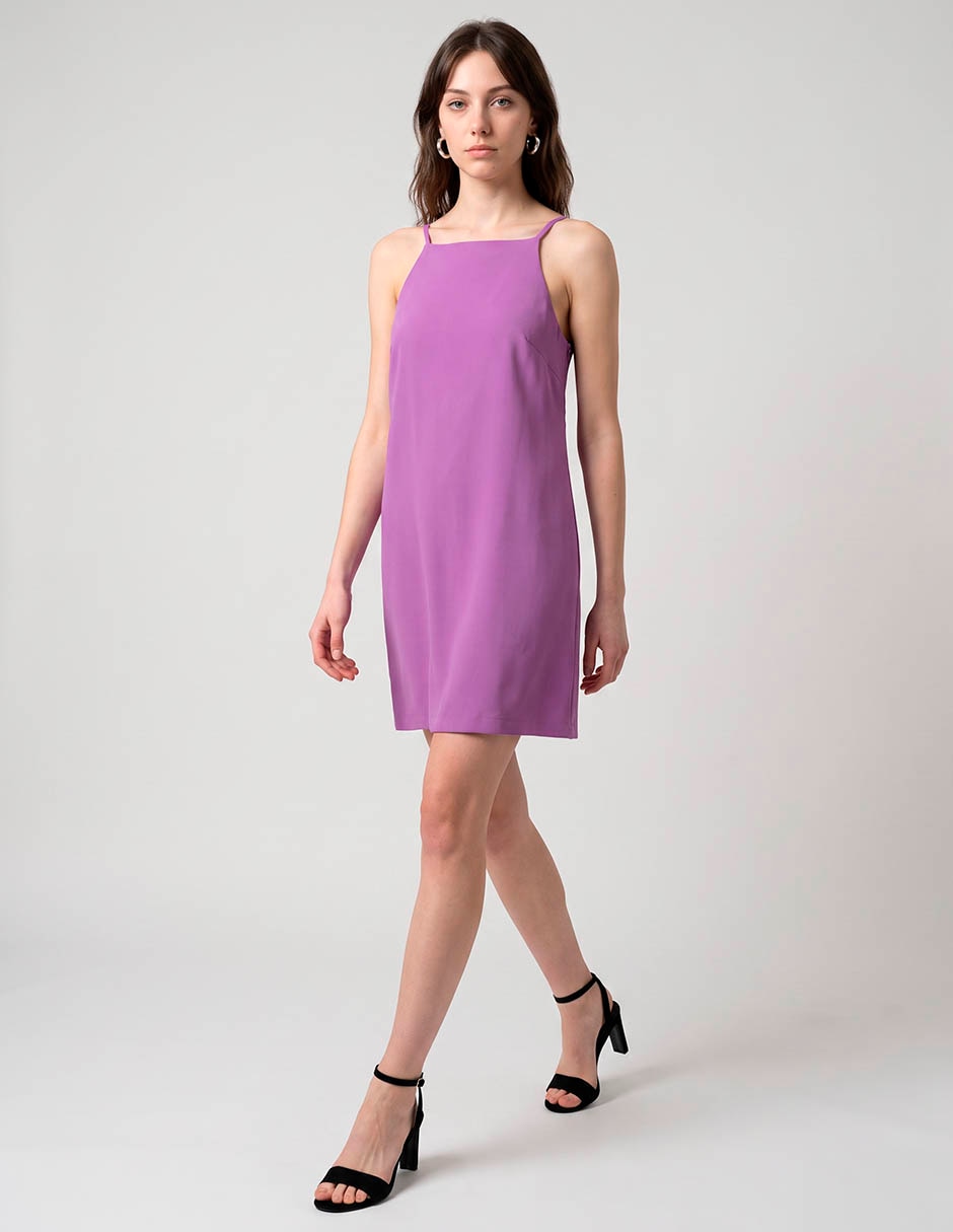 Vestido corto casual metropolis para mujer