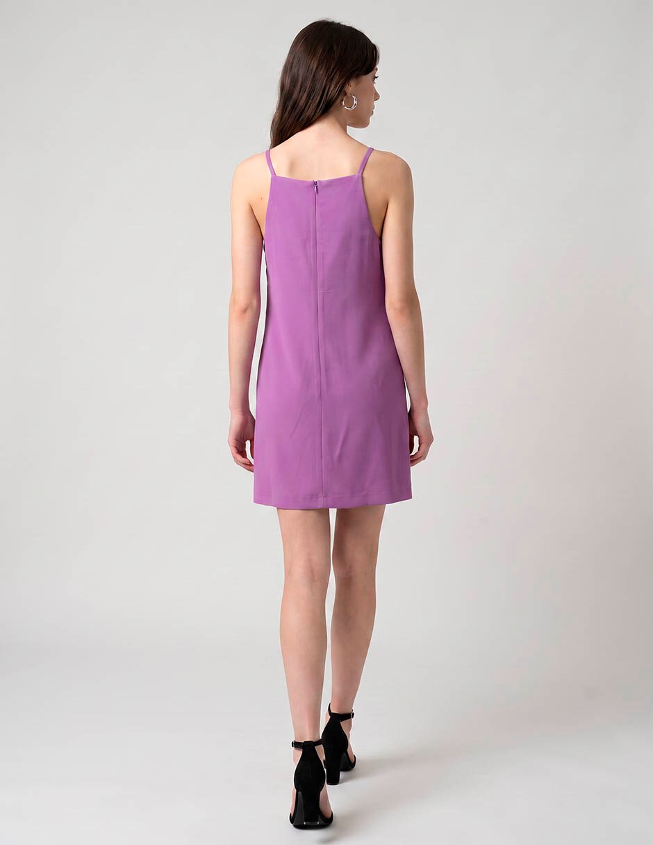 Vestido corto casual metropolis para mujer