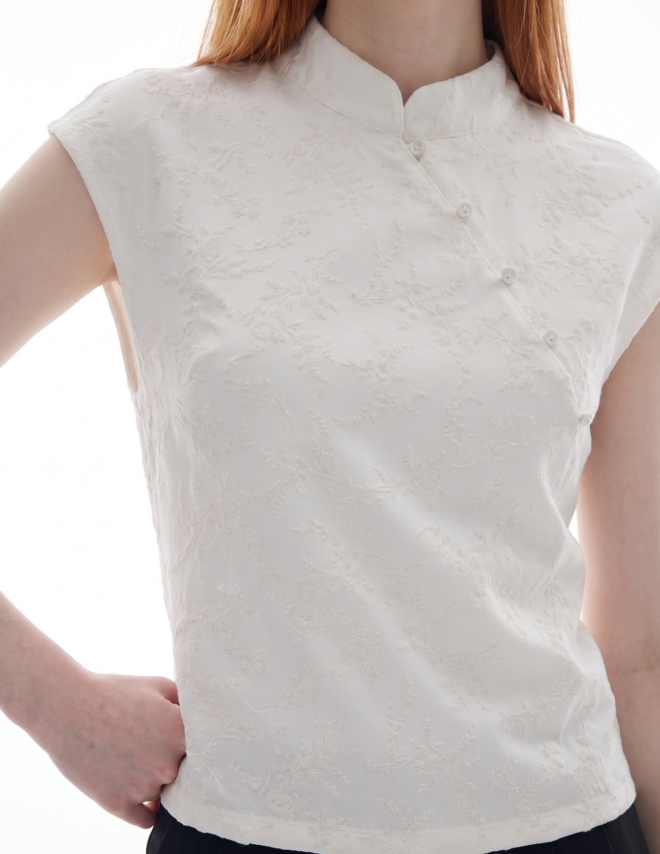 Blusa manga corta para mujer 3