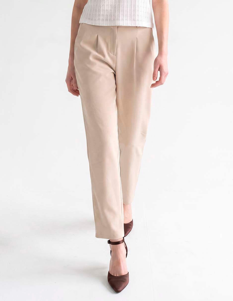 Pantalón de vestir recto para mujer 3