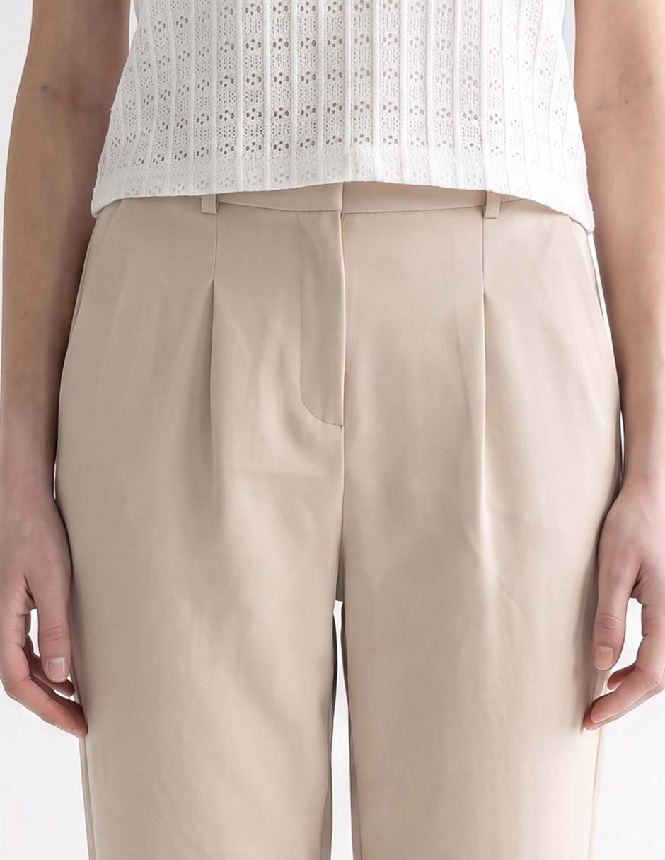 Pantalón de vestir recto para mujer 4