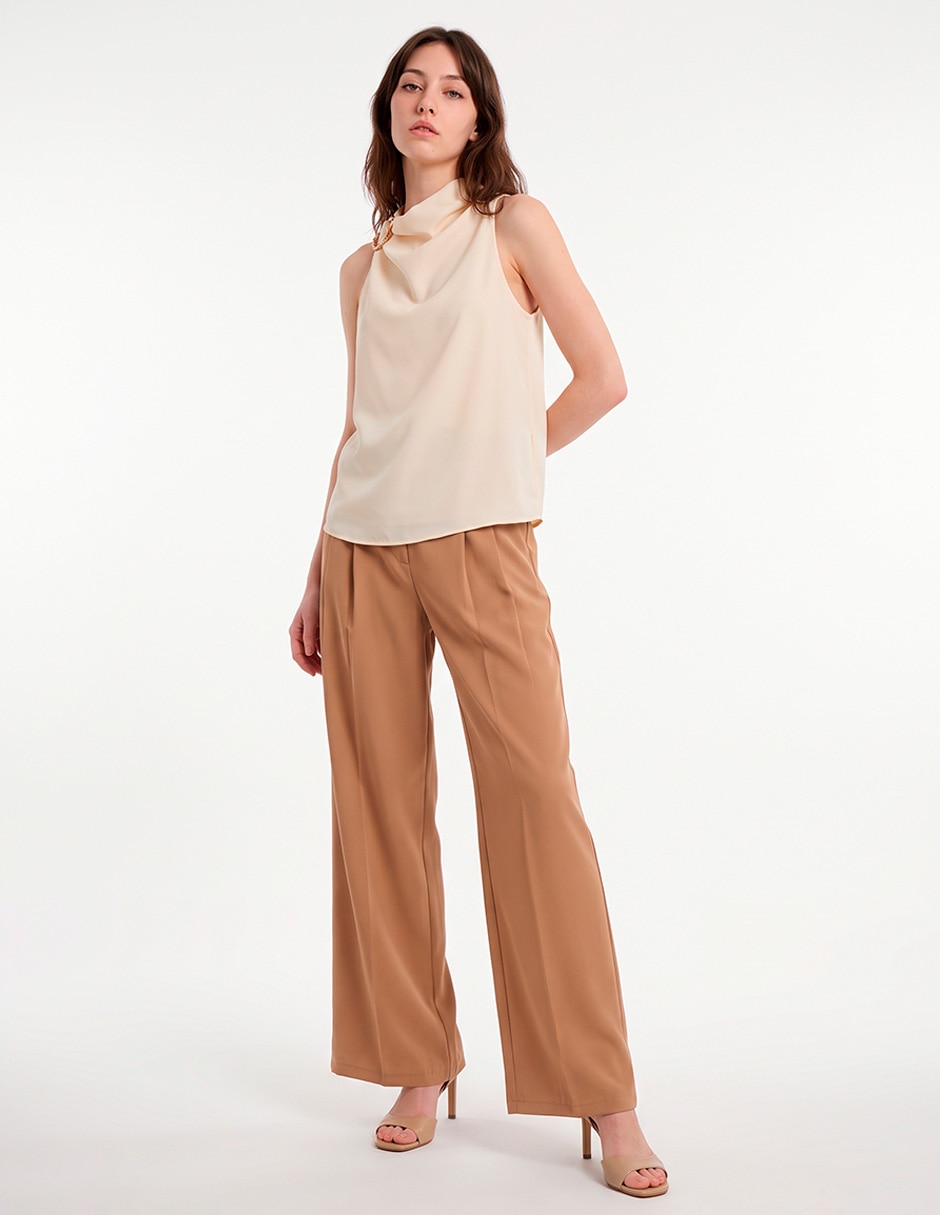 Blusa sin manga para mujer