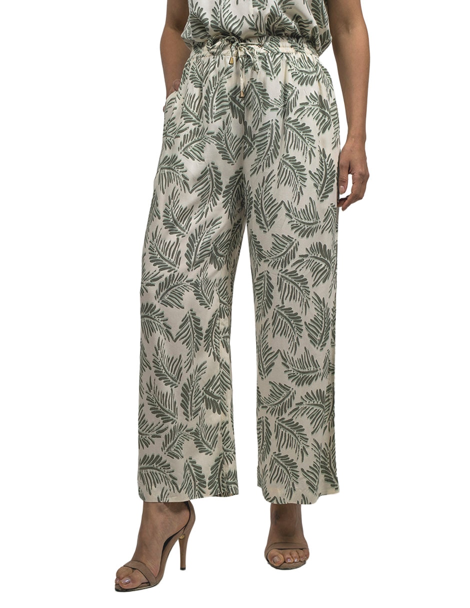 Pantalón relaxed wide leg para mujer