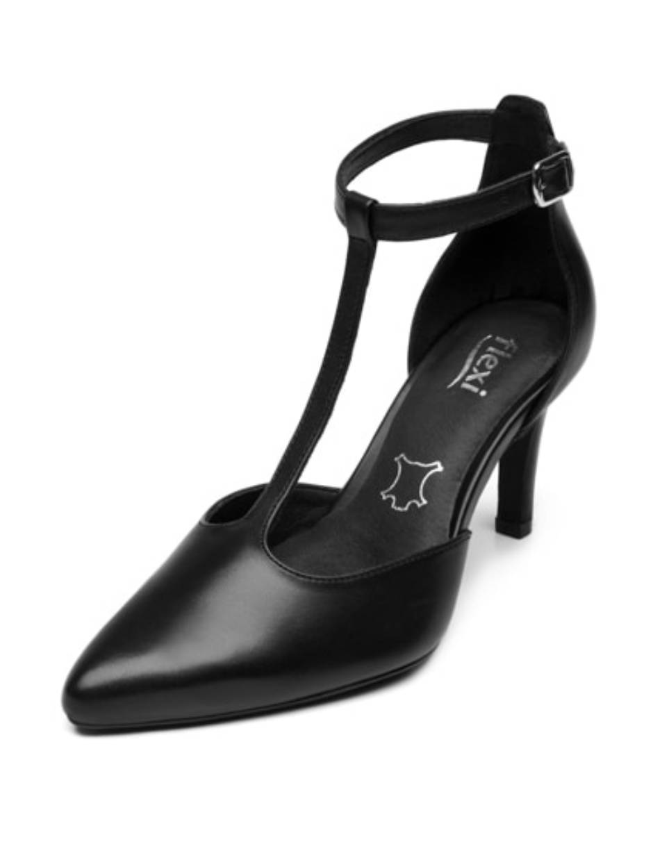 Zapatilla de piel Flexi