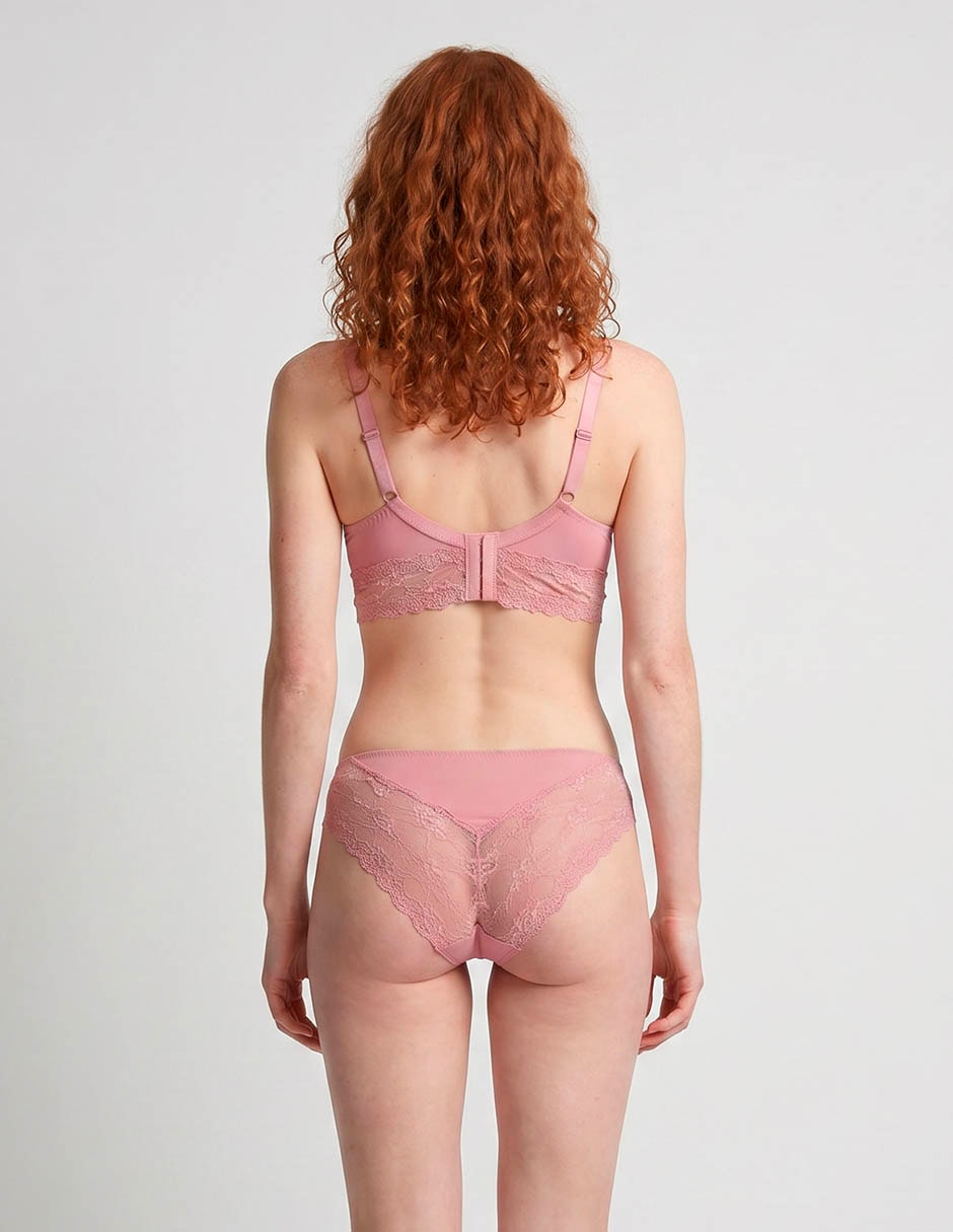 Brassiere balconette copa preformada para mujer 2