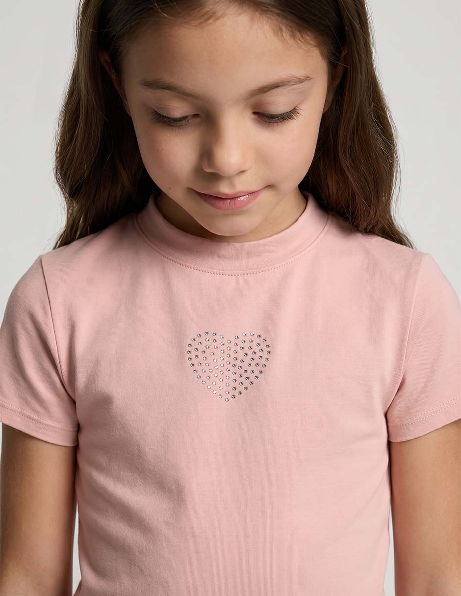 Playera manga corta para niña 3