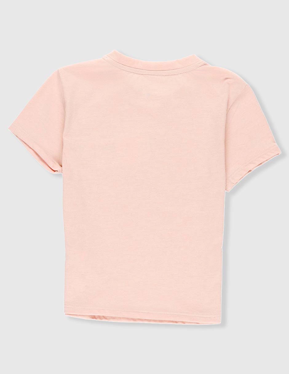 Playera weekend manga corta para niña