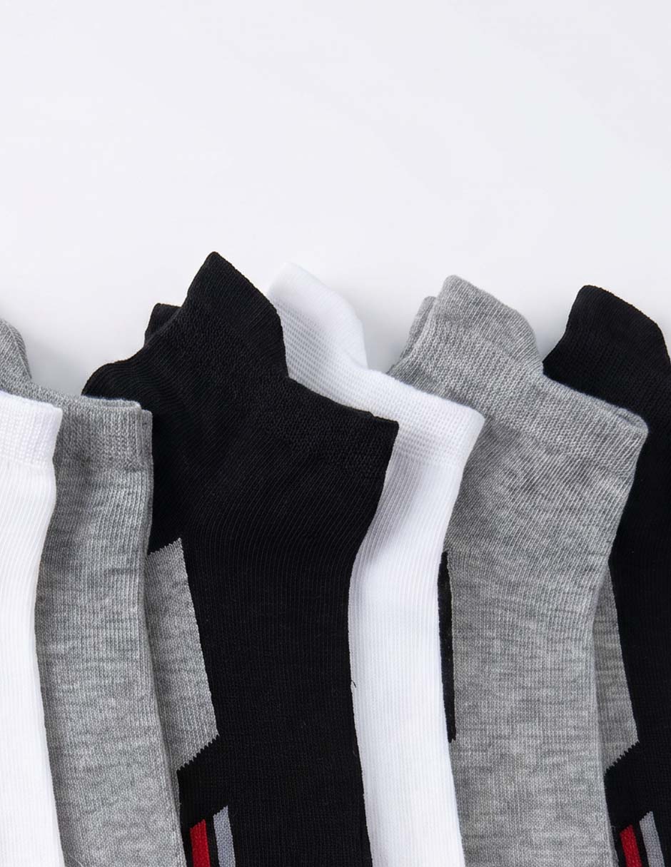 Set de tín weekend de algodón para hombre 6 pares 2