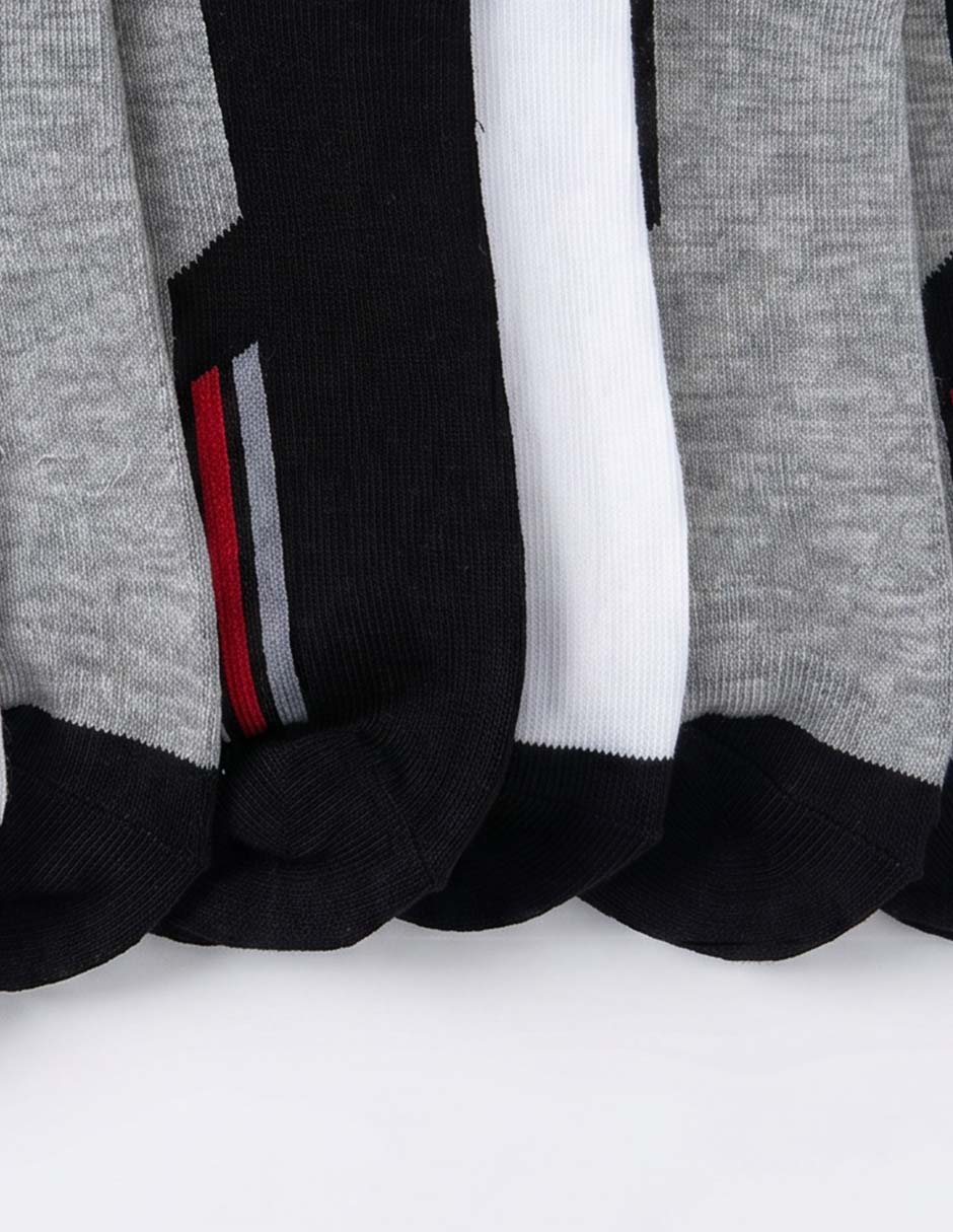 Set de tín weekend de algodón para hombre 6 pares 3