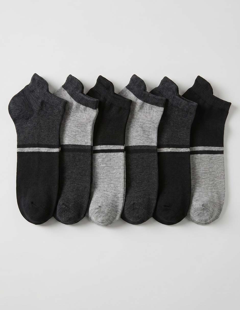 Set de tín de algodón para hombre 6 pares Set de tín de algodón para hombre 6 pares