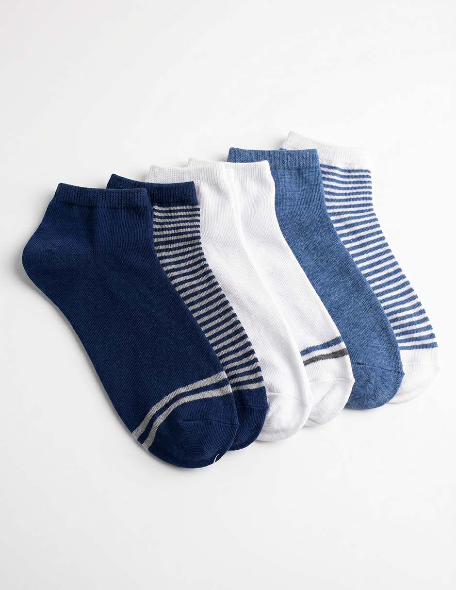 Set de tín de algodón para hombre 6 pares Set de tín de algodón para hombre 6 pares