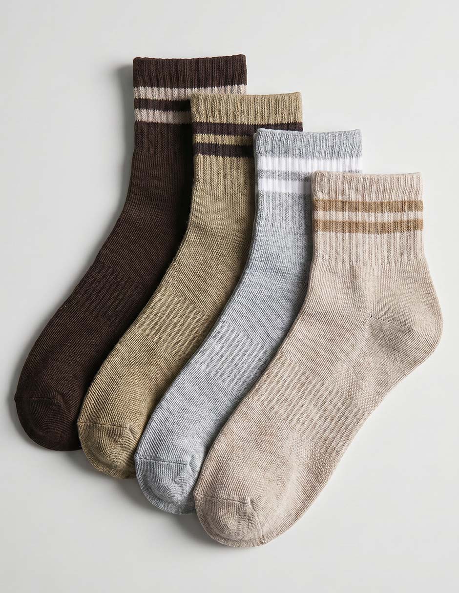 Set de calcetín para hombre 4 pares