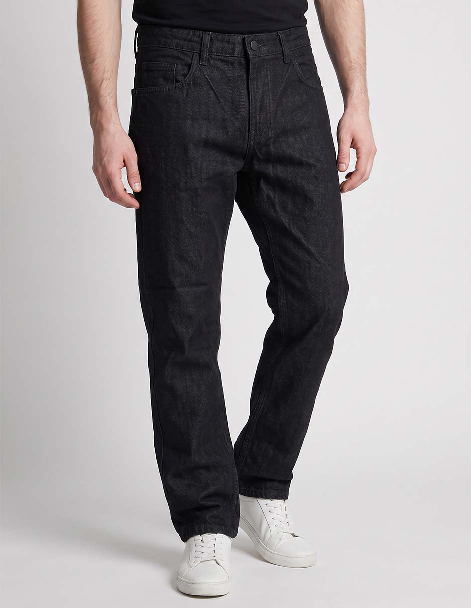 Jeans traight lavado obscuro para hombre Jeans traight lavado obscuro para hombre