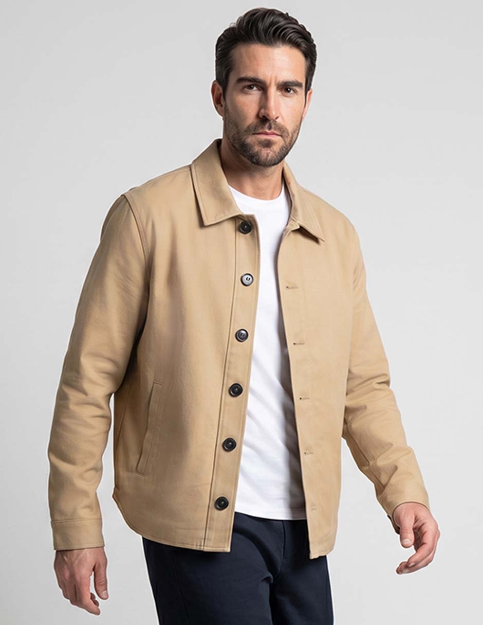 Chamarra casual gianfranco dunna con bolsillos para hombre