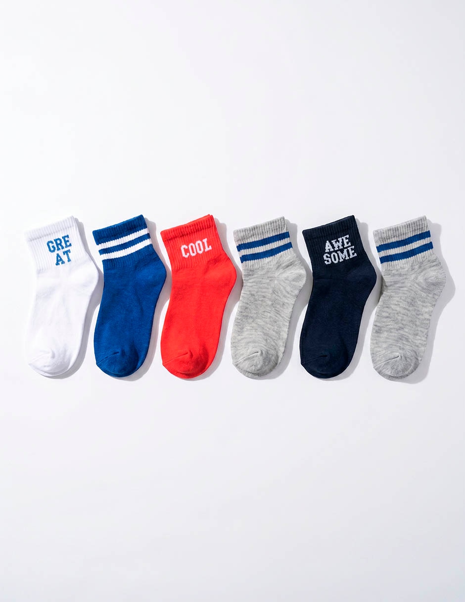 Set de calcetín para niño 6 pares