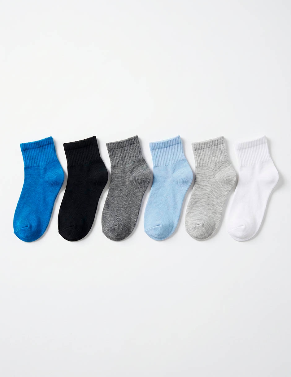 Calcetín unisex 6 pares
