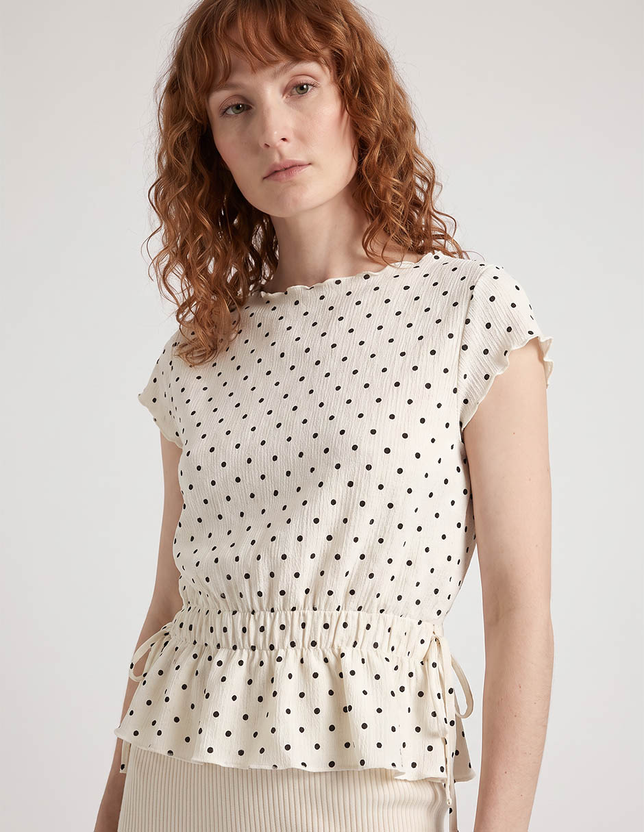 Blusa manga corta para mujer 3