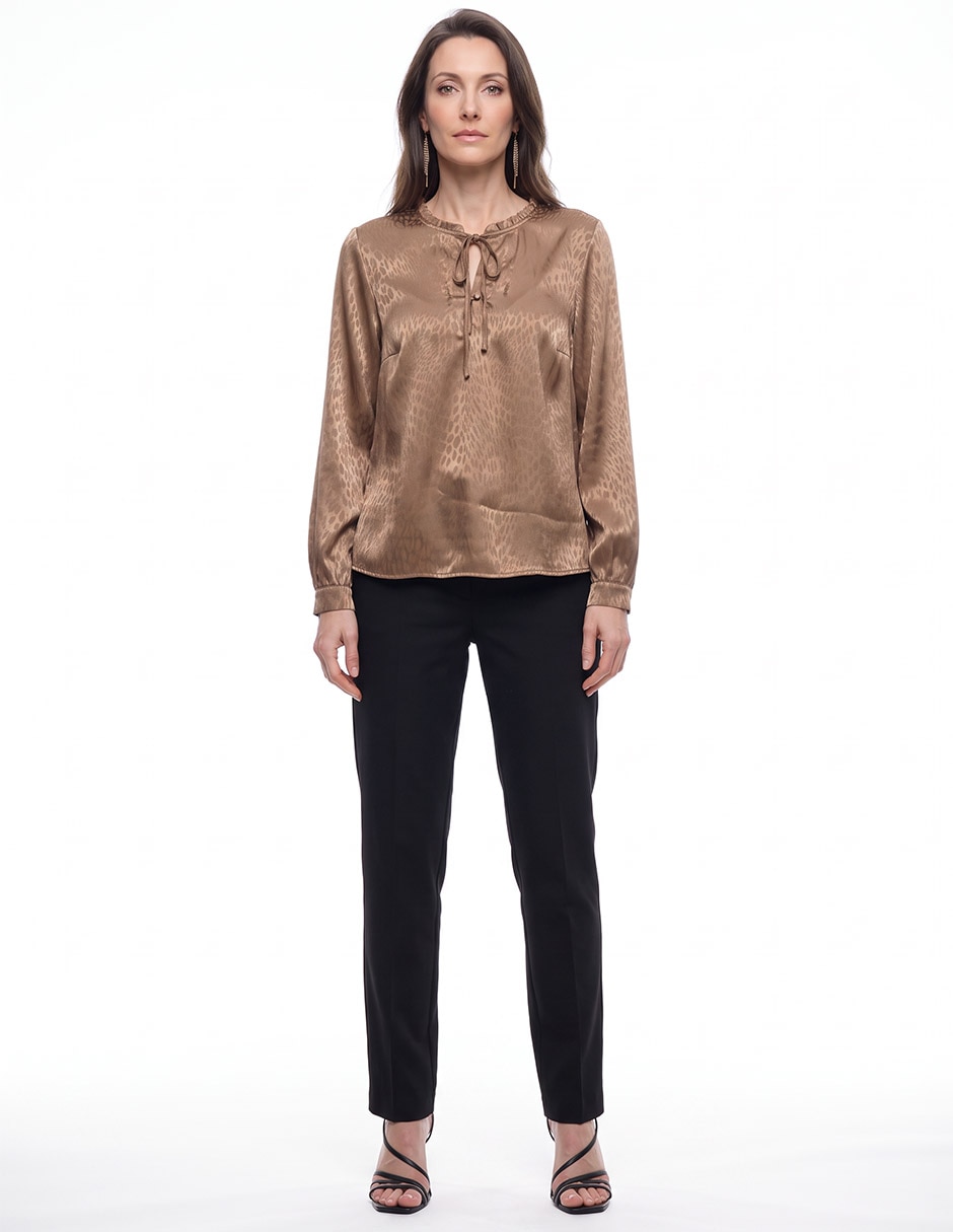 Blusa manga larga para mujer 3