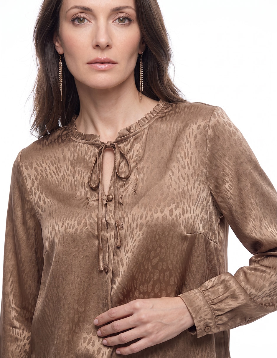 Blusa manga larga para mujer 2