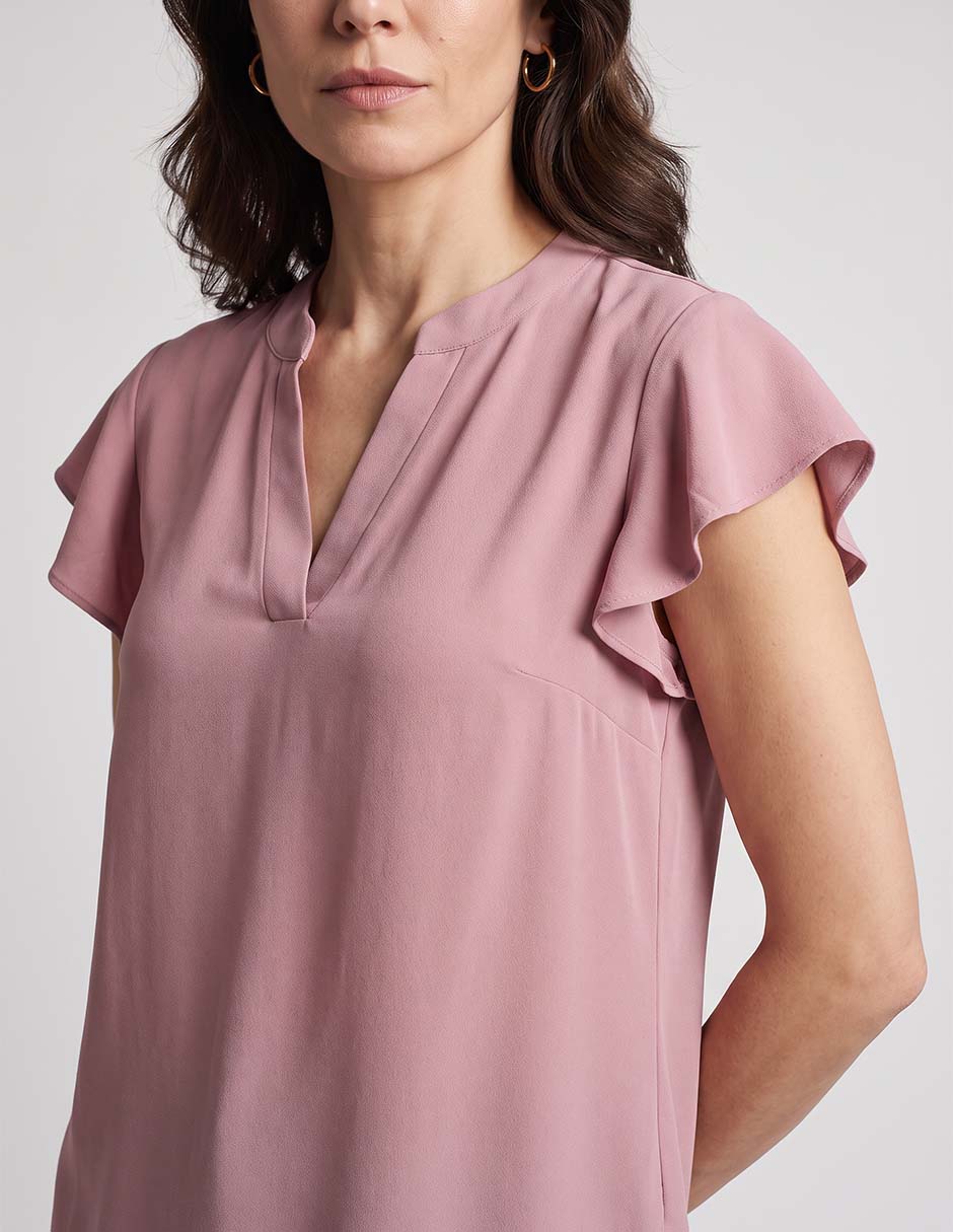 Blusa manga corta para mujer 3